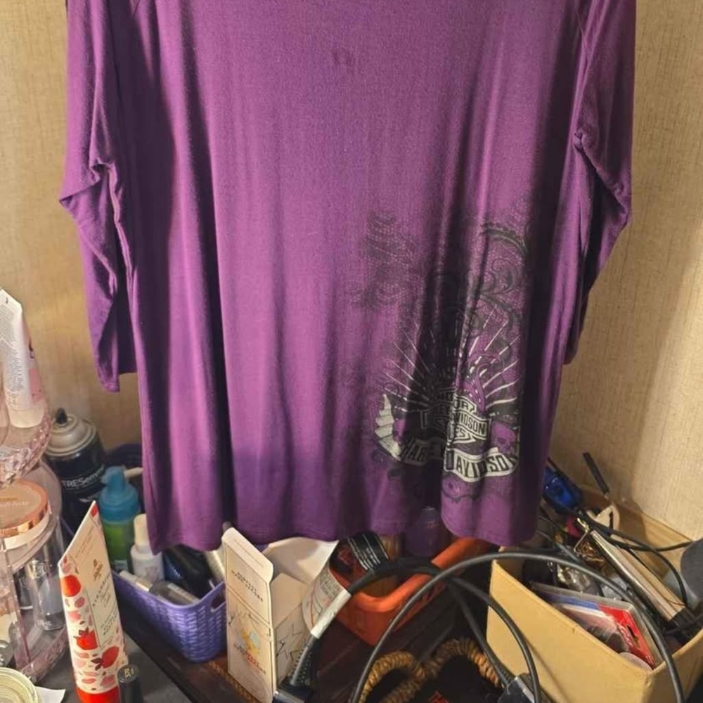 Purple Graphic Women's Top